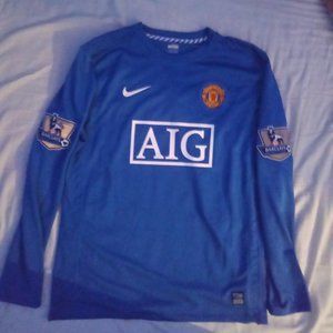 Manchester United Ronaldo Jersey (Blue) (Long sleeve)